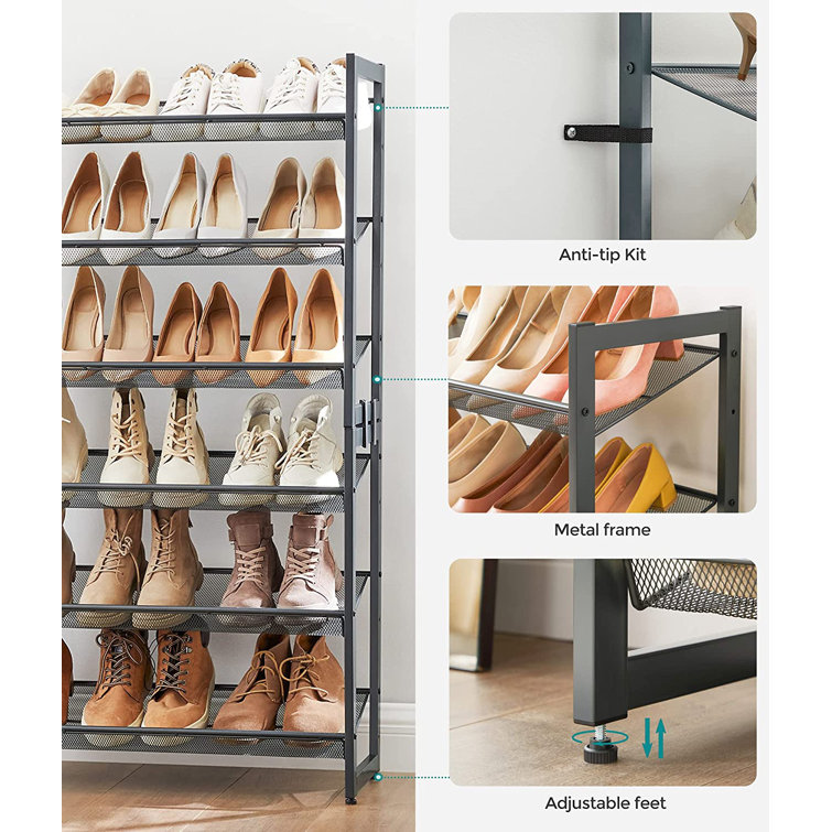 Shoe discount rack flat